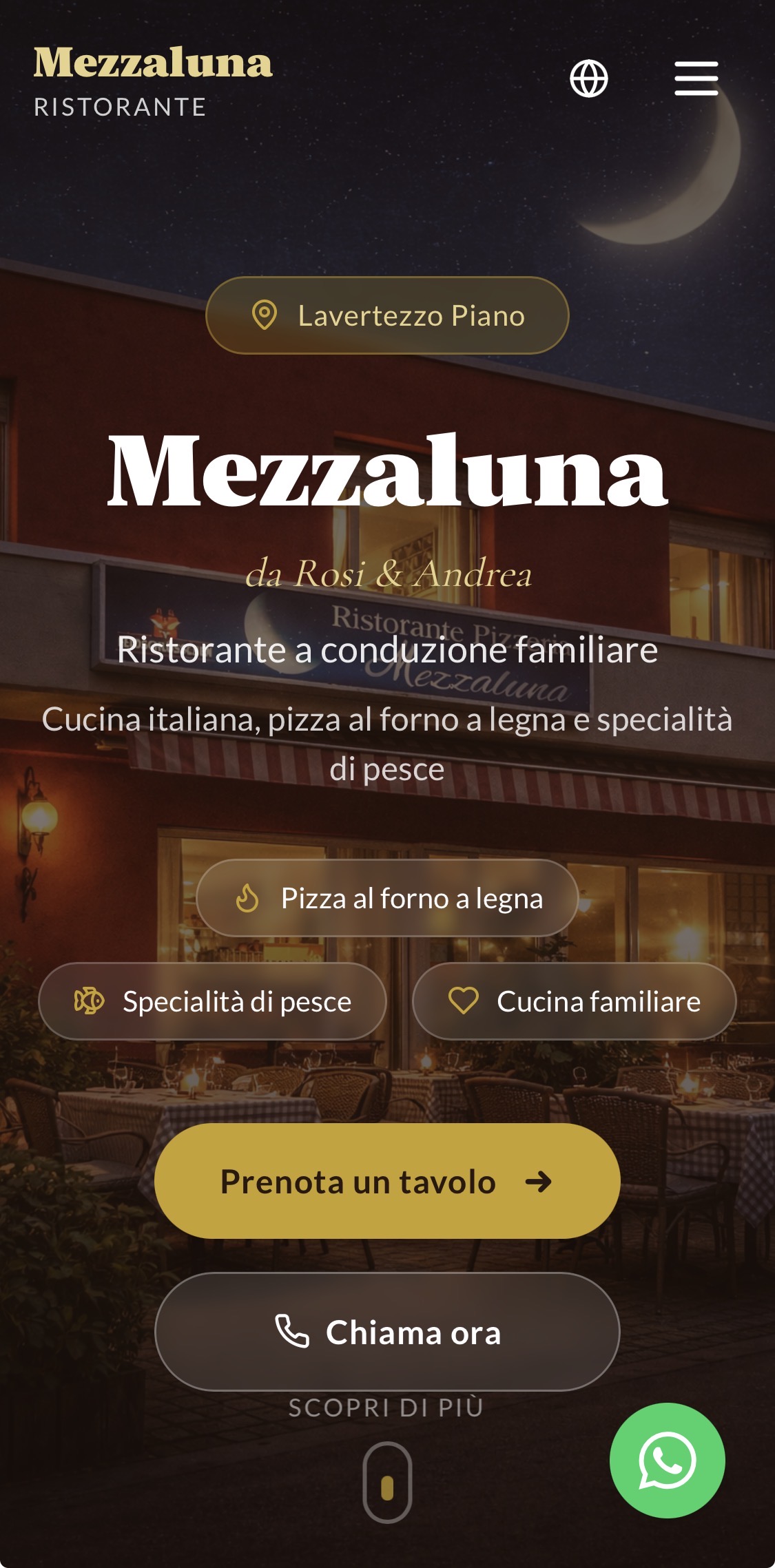 Mezzaluna Ristorante - Mobile